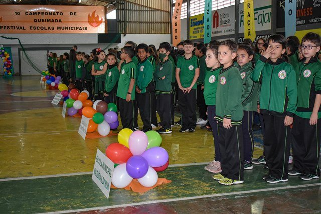 Jaguariaíva realiza 10º Campeonato de Queimada e 1º Festival de Escolas Municipais