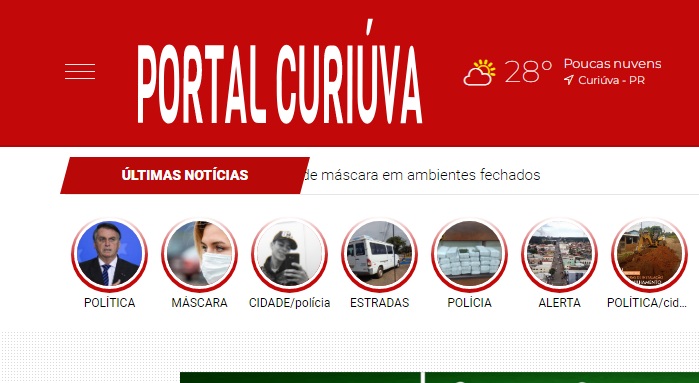 Site de notícias Portal Curiúva é hackeado por criminosos