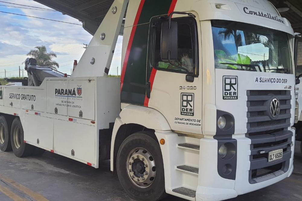 Guinchos do DER/PR começam a operar em 342,47 km de rodovias do Norte e Norte Pioneiro