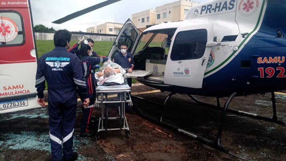 Idoso fica em estado grave e falta de ambulância equipada prejudica atendimento