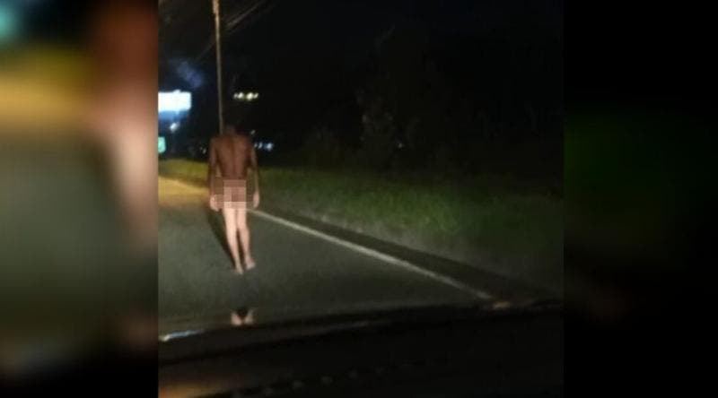 Detento foge da cadeia e é preso andando pela rua só de cueca