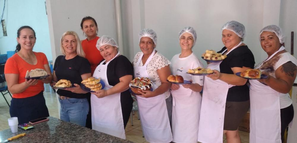 CRAS de Jundiaí do Sul finaliza curso de Preparo de Pães Artesanais