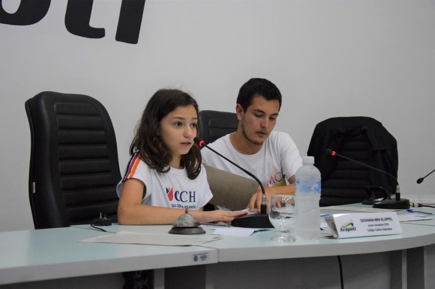 Jovens Vereadores apresentam projetos de lei