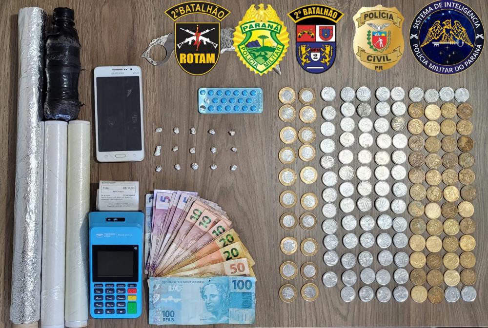 Polícia prende homem com Viagra e drogas em Wenceslau Braz