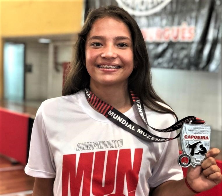 Siqueirense é vice-campeã mundial de capoeira