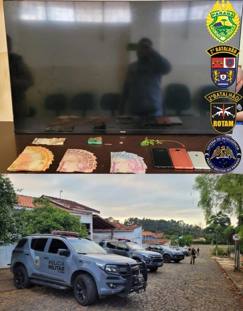 Rotam realiza operação e prende duas pessoas em Japira