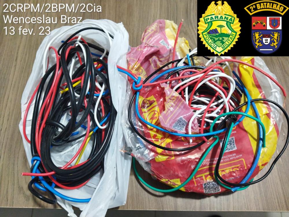 Autor de furto de fios que destruiu construção é preso em Wenceslau Braz