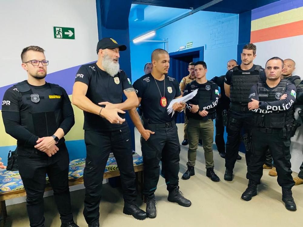 Polícia Civil realiza mega operação para combater o crime em Jaguariaíva