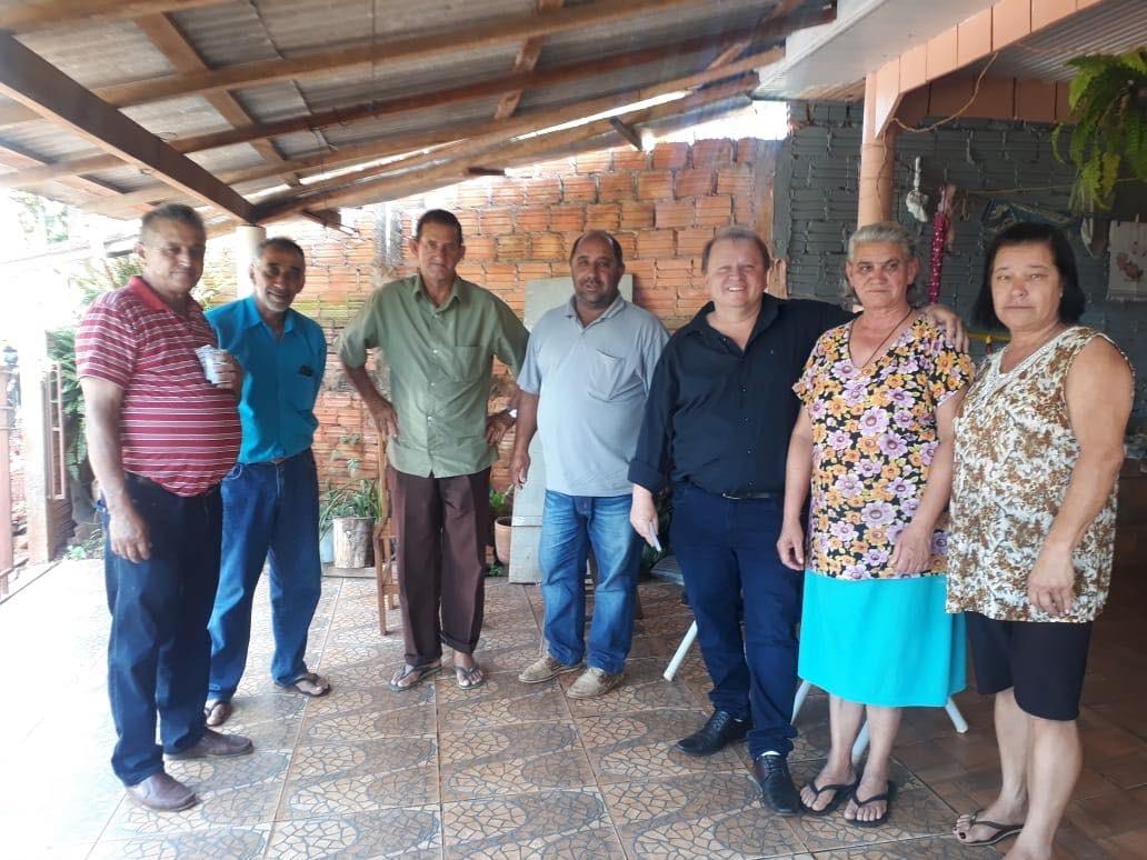 Prefeito de Salto do Itararé visita bairros da zona rural