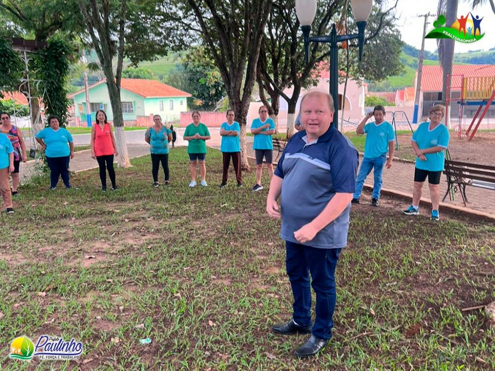 Prefeito Paulinho participa das atividades do grupo “Anos Dourados”
