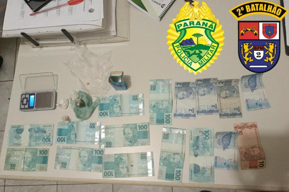 Homem é preso com cocaína, crack e maconha em Japira