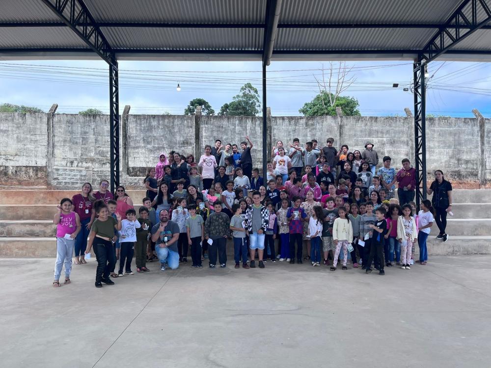Alunos da rede municipal participam de palestra sobre combate a tuberculose