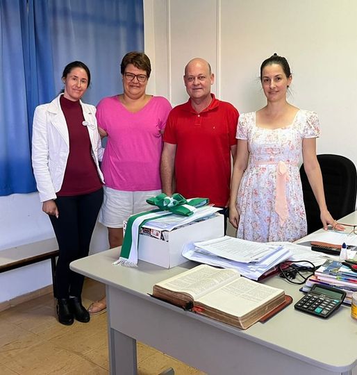 Prefeito se reúne com secretária e debate melhorias para Educação em Pinhalão