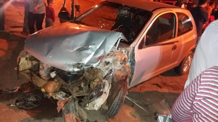 Idosa morre atropelada após acidente com quatro veículos