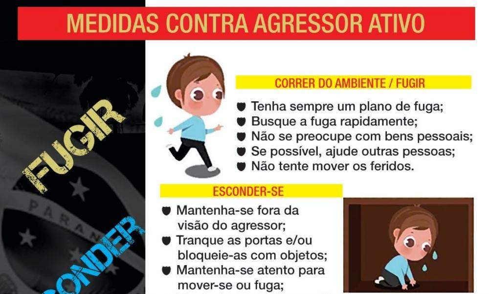 Polícia Militar divulga orientações para se defender em caso de ataques