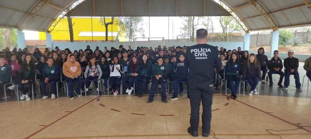 Polícia Civil realiza bate-papo com alunos em Wenceslau Braz