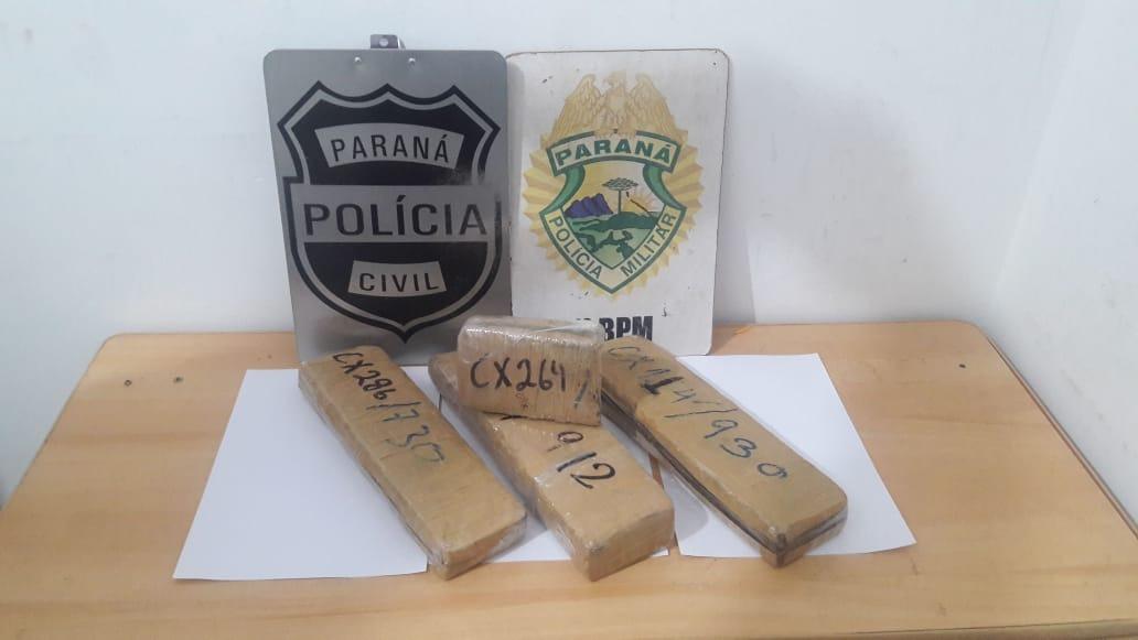 Jovem é preso com 3kg de maconha em rodoviária