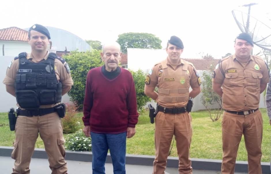 Polícia Militar de W. Braz visita Sargento que serviu o Exército Libanês