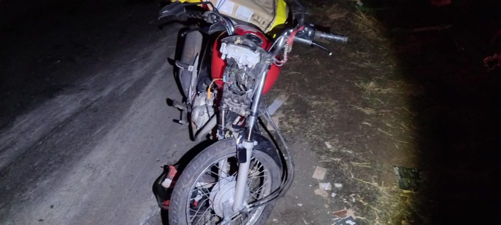 Acidente deixa motociclista ferido na PR-092 em Wenceslau Braz