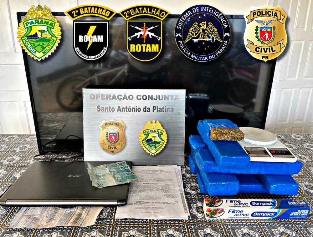 Polícia encontra 7 kg de maconha escondidos em geladeira