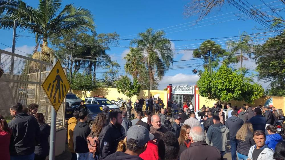 Aluna é morta a tiros durante ataque a escola no interior do Paraná
