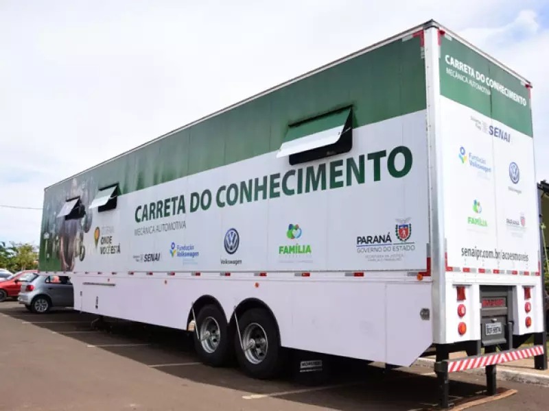 Inscrições para os cursos da Carreta do Conhecimento estão abertas em Japira