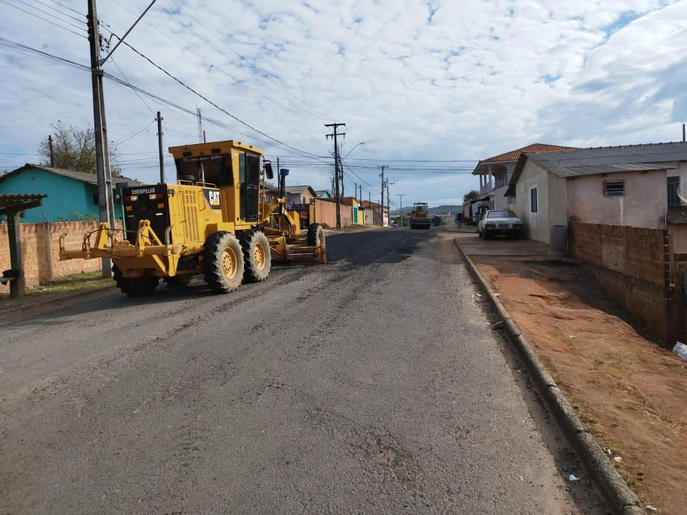 Jaguariaíva recebe obras de recuperação nas ruas do município