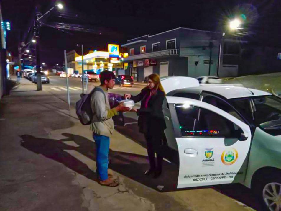 Jaguariaíva ampara pessoas em situação de rua nas noites frias do inverno