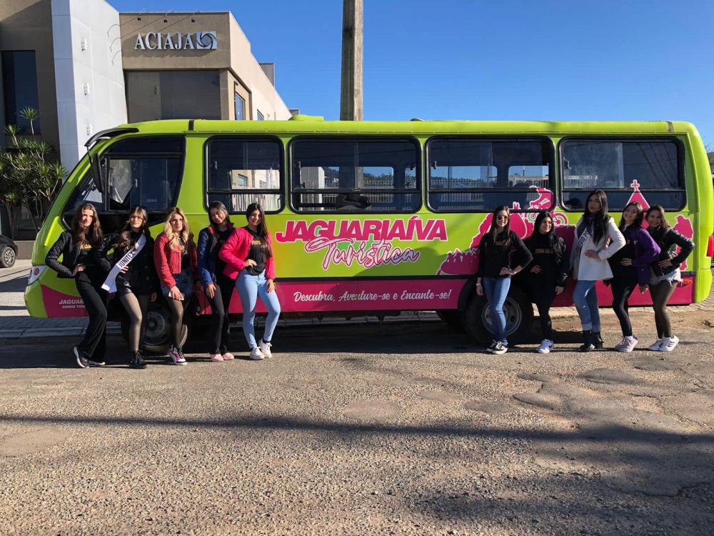 Prefeitura realiza passeio turístico com candidatas a Miss de Jaguariaíva