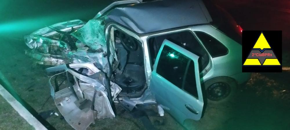 Acidente deixa motorista ferido na PR-092 em Wenceslau Braz