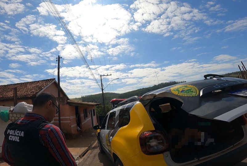 Preso suspeito que espancou a mulher e atirou em homem que tentou salvar a vítima