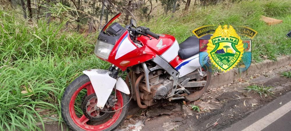 Motociclista é preso após se envolver em acidente em Siqueira Campos