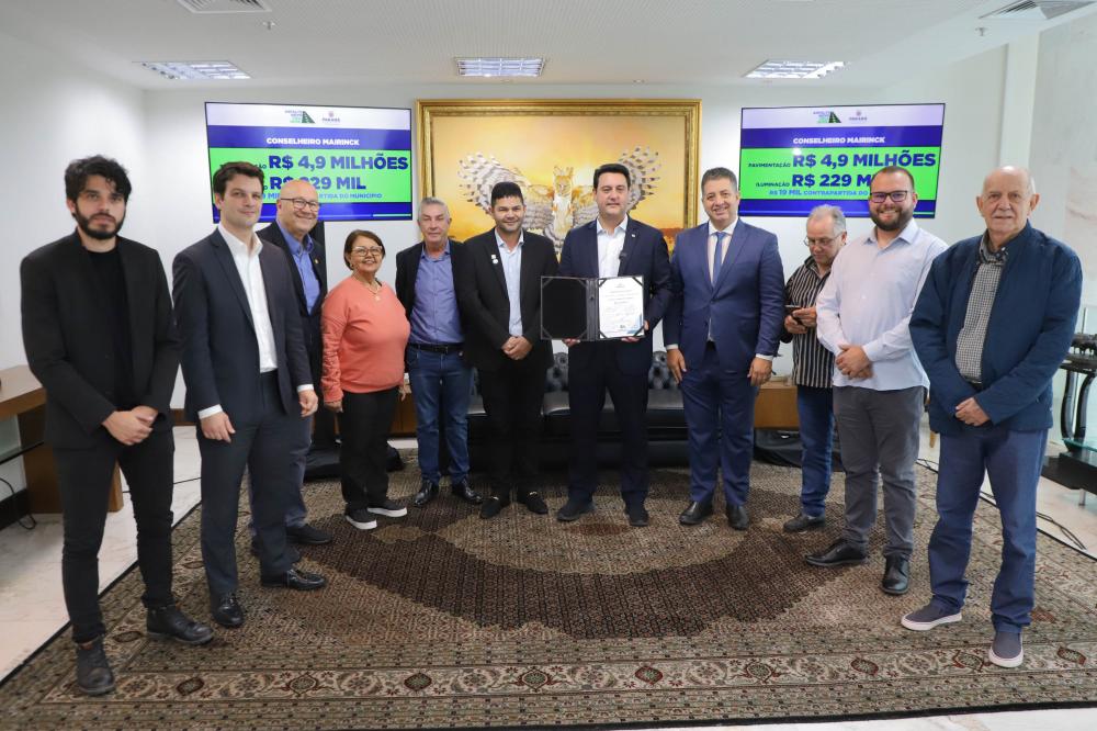 Ratinho Jr libera recursos para pavimentação em dois municípios do Norte Pioneiro