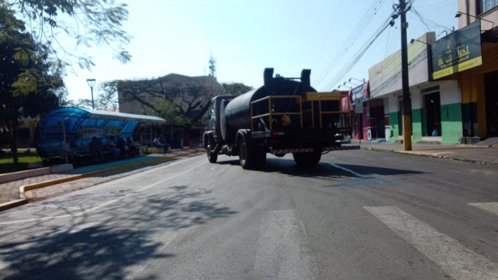 Obras de pavimentação geram mudanças no trânsito em Wenceslau Braz