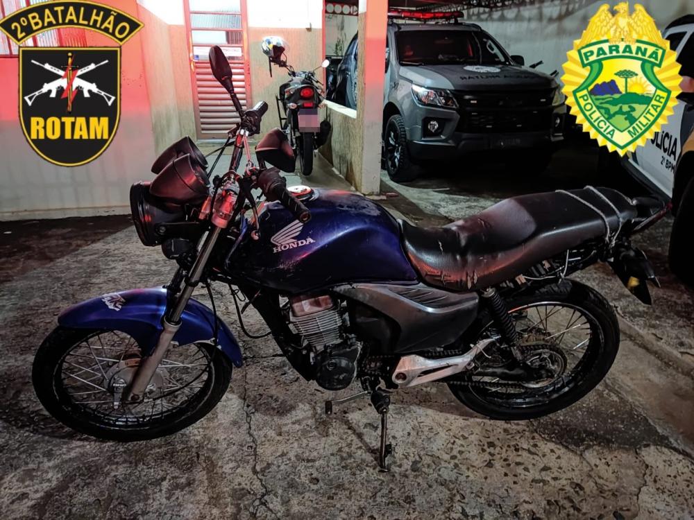 Motociclista é flagrado com maconha em Siqueira Campos