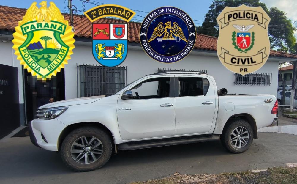 Polícia apreende caminhonete clonada em Wenceslau Braz