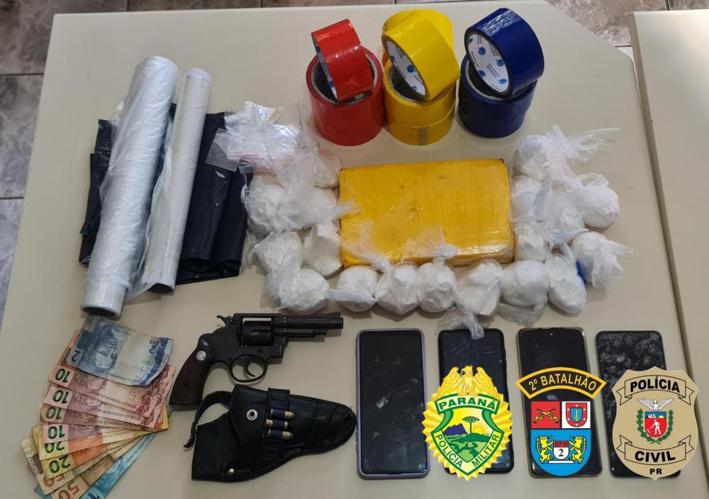 Operação encontra 2 kg de cocaína e cinco são presos em Carlópolis