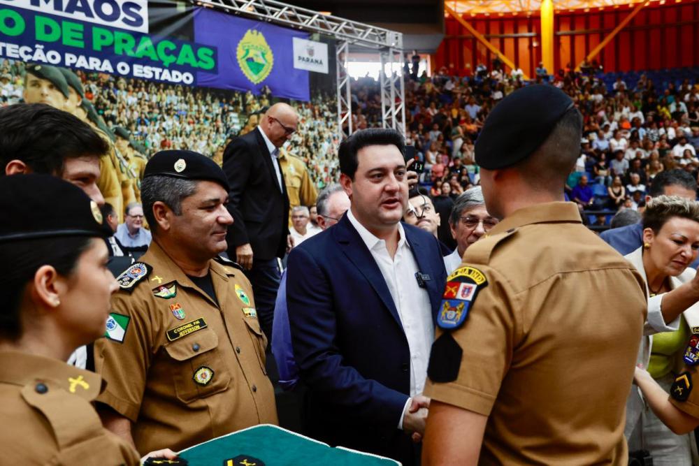 Governador anuncia novos policiais para região do Norte Pioneiro