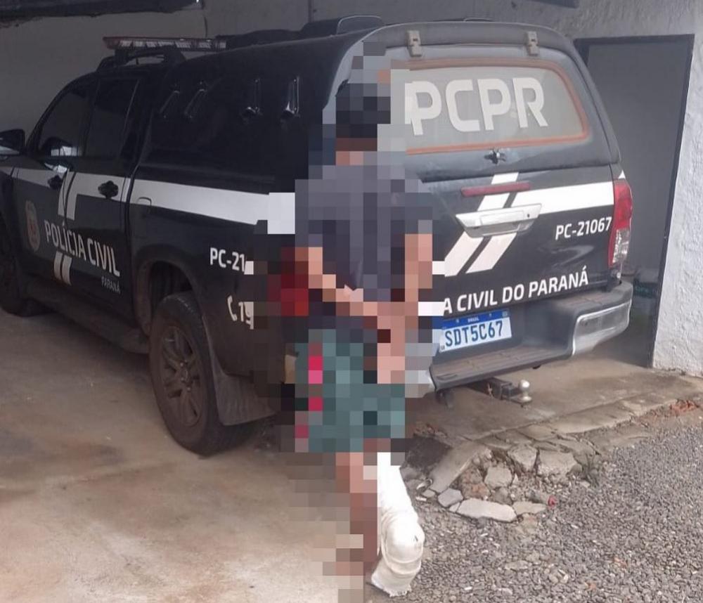 Suspeito quebra a perna e é preso após praticar assalto
