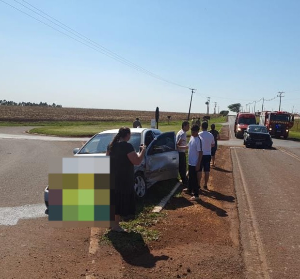 Acidente deixa bebê ferido na PR-092