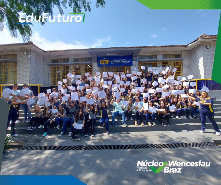 Colégio Estadual Dr. Sebastião Paraná conquista 1°lugar em número de certificados