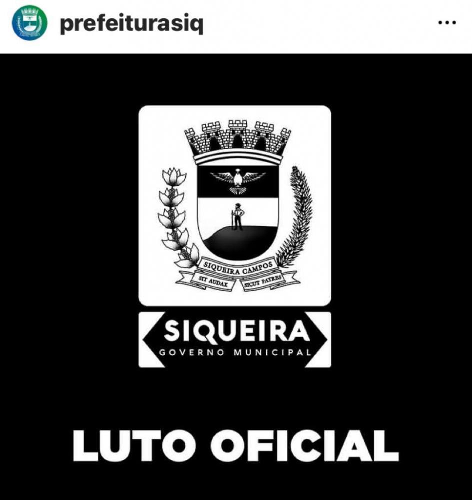 Siqueira Campos decreta Luto Oficial após falecimento da filha do vice-prefeito