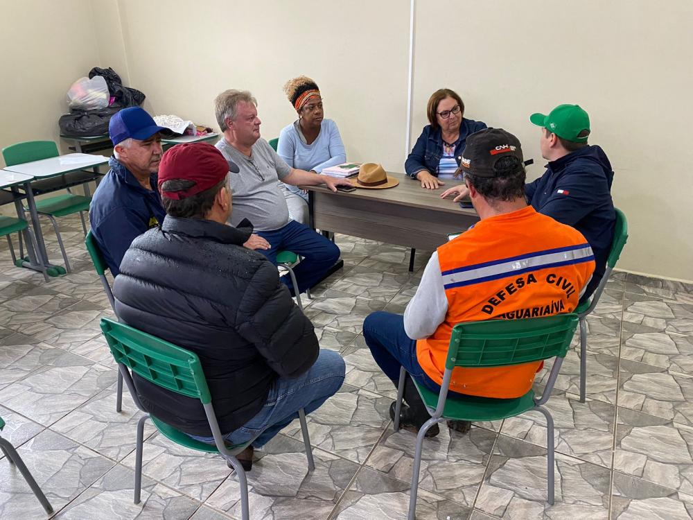 Prefeitura e Defesa Civil fazem reunião de emergência em resposta a estragos em Jaguariaíva