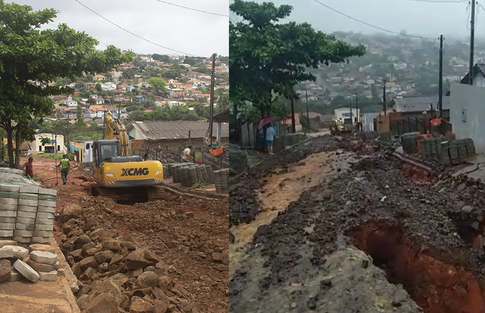 Wenceslau Braz volta a ser castigada pela chuva deixando região baixa em estado de alerta