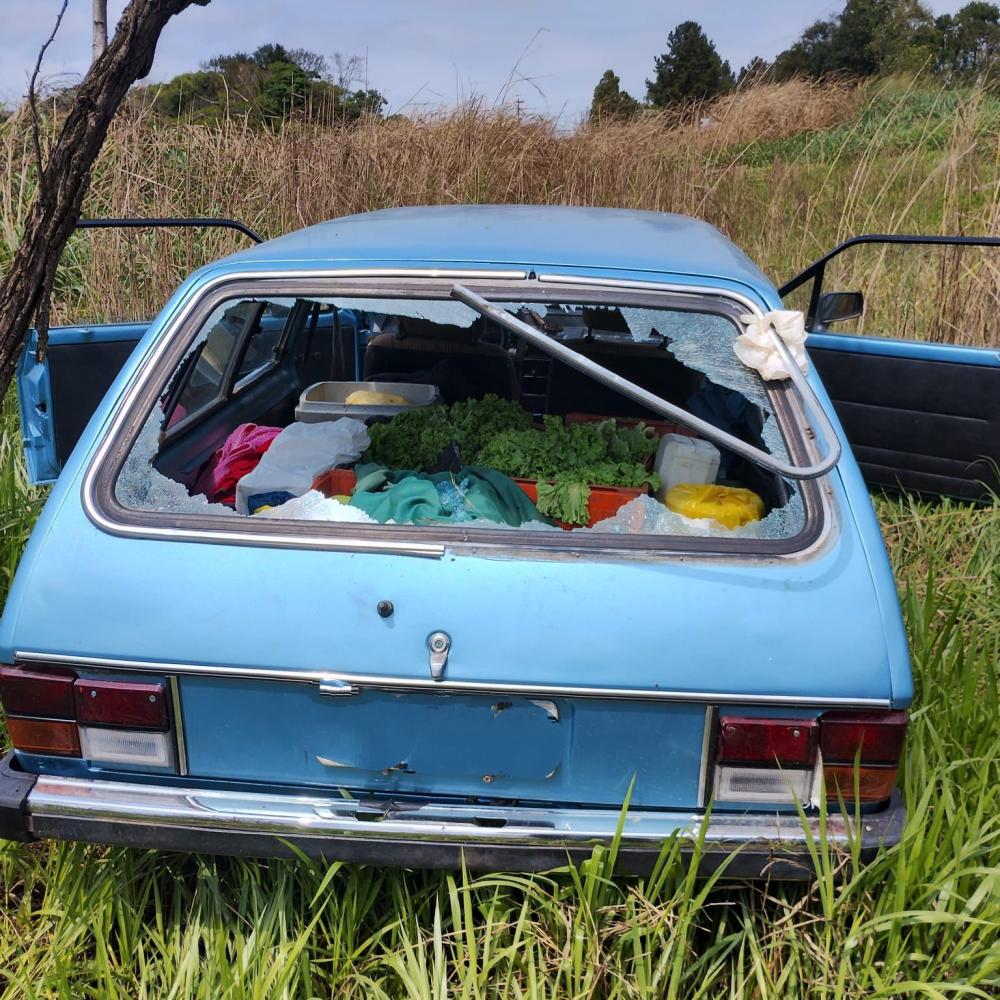 Peça de caminhão atinge carro e mata motorista em Wenceslau Braz