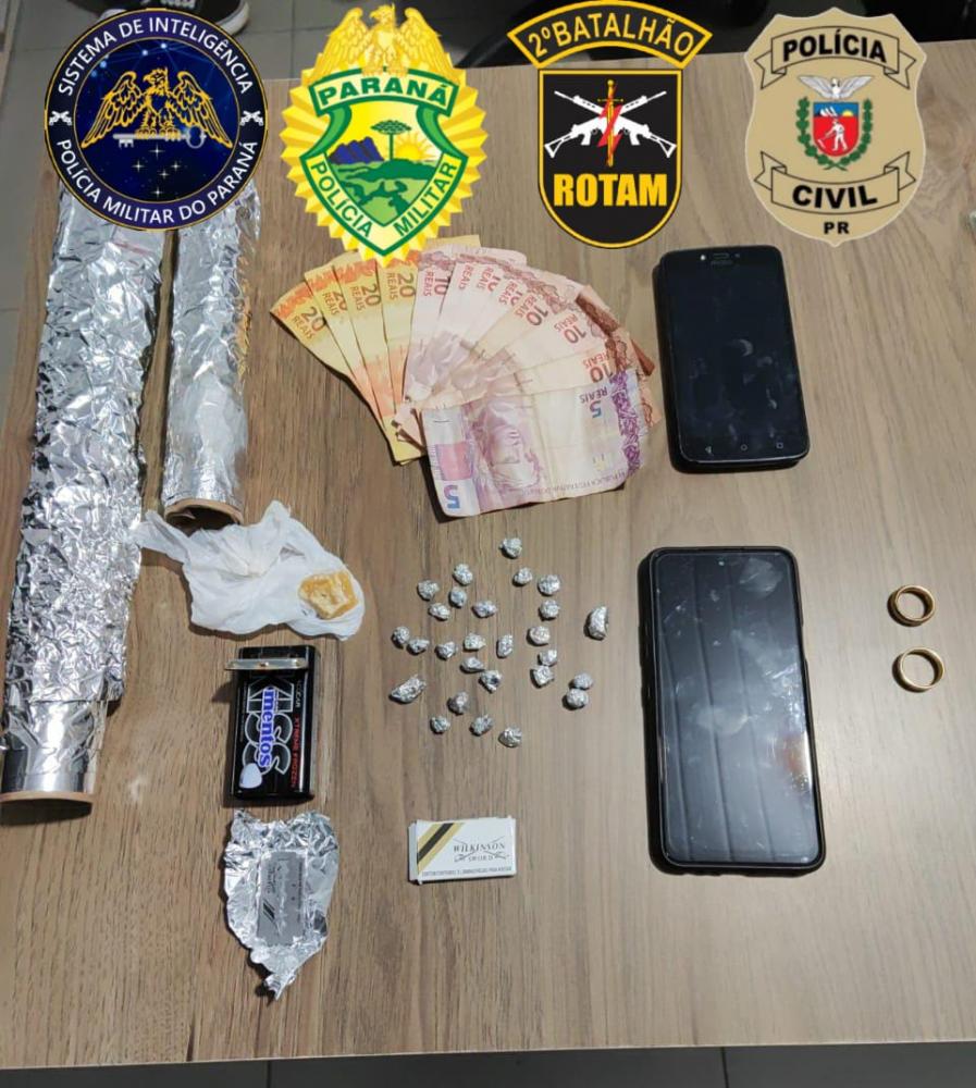 Operação policial prende suspeito de vender drogas em Wenceslau Braz