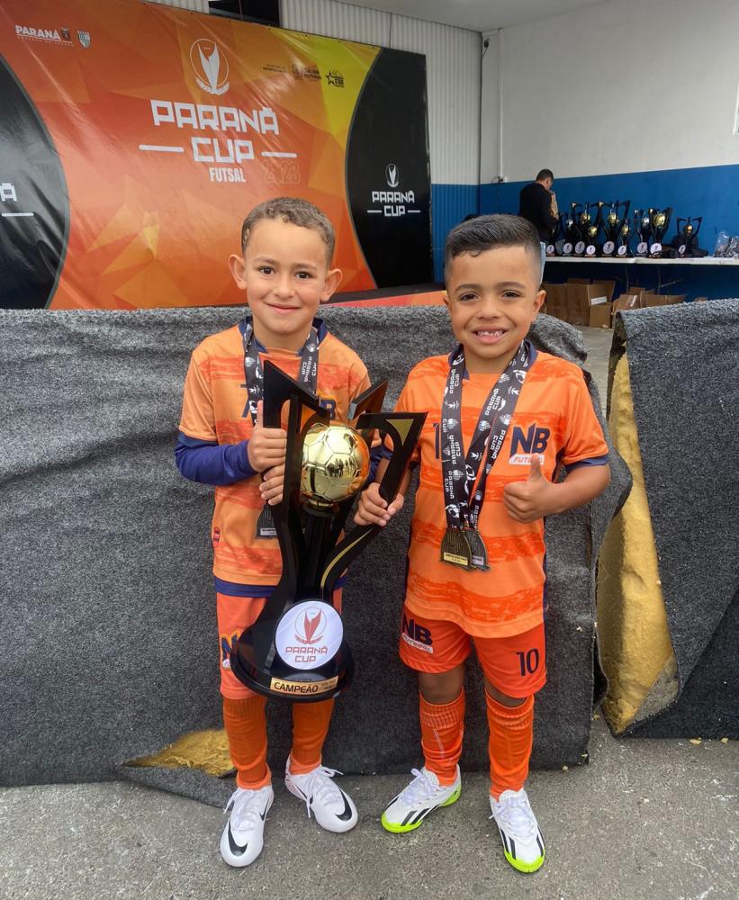 Atletas da Nb Futebol Ibaiti Conquistam o Paraná Cup de Futsal