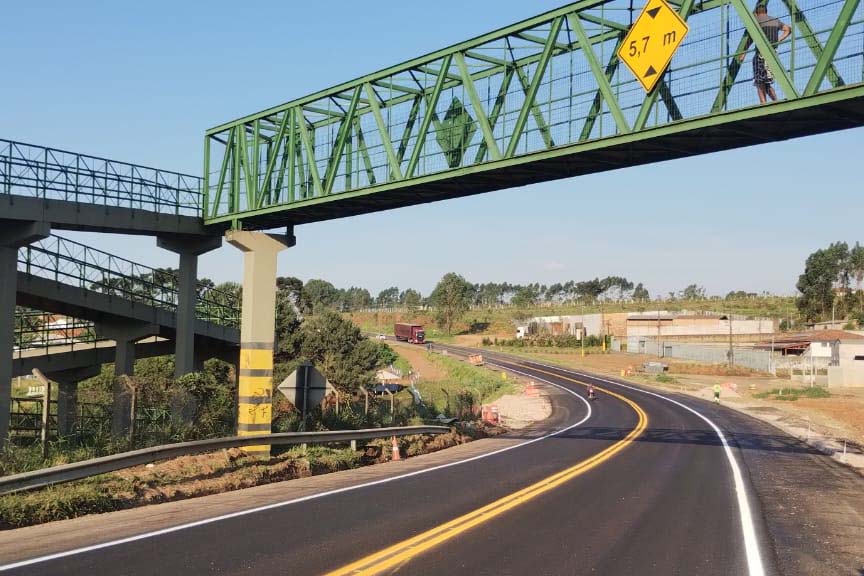 Recuperação da PR-151 em Jaguariaíva já tem novo pavimento