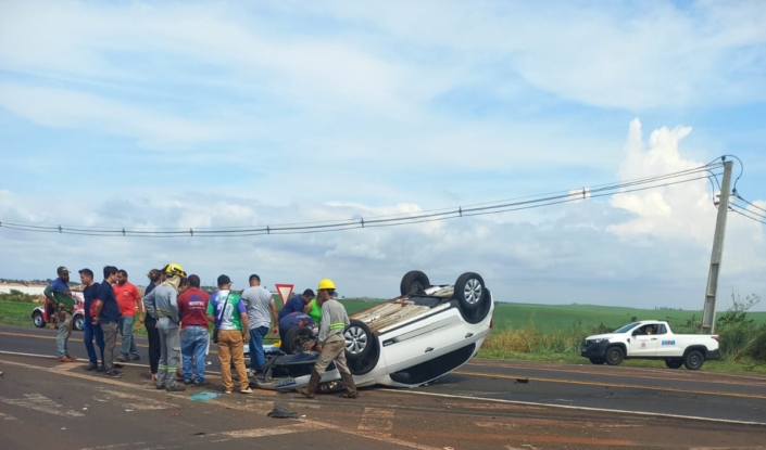 Acidente na BR-369 deixa duas mulheres feridas em Andirá