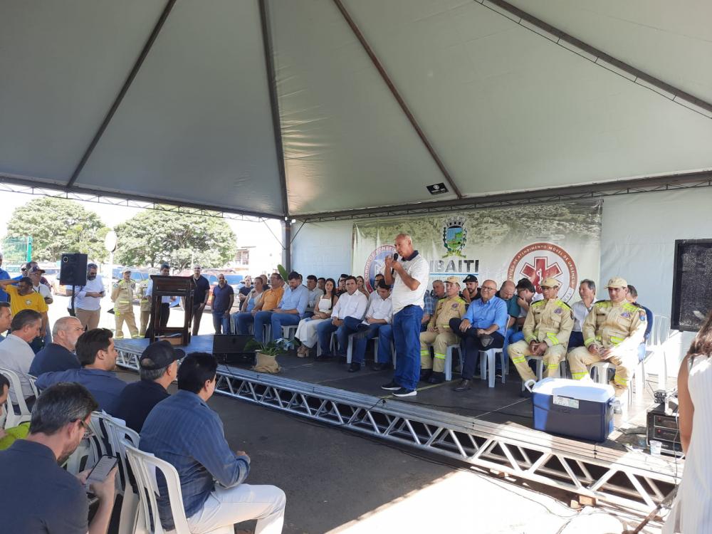 Ibaiti inaugura novo Quartel dos Bombeiros e recebe veículos do governo do Estado